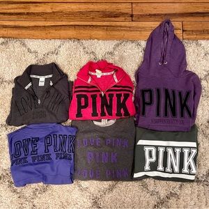 VS PINK SWEATSHIRT BUNDLE